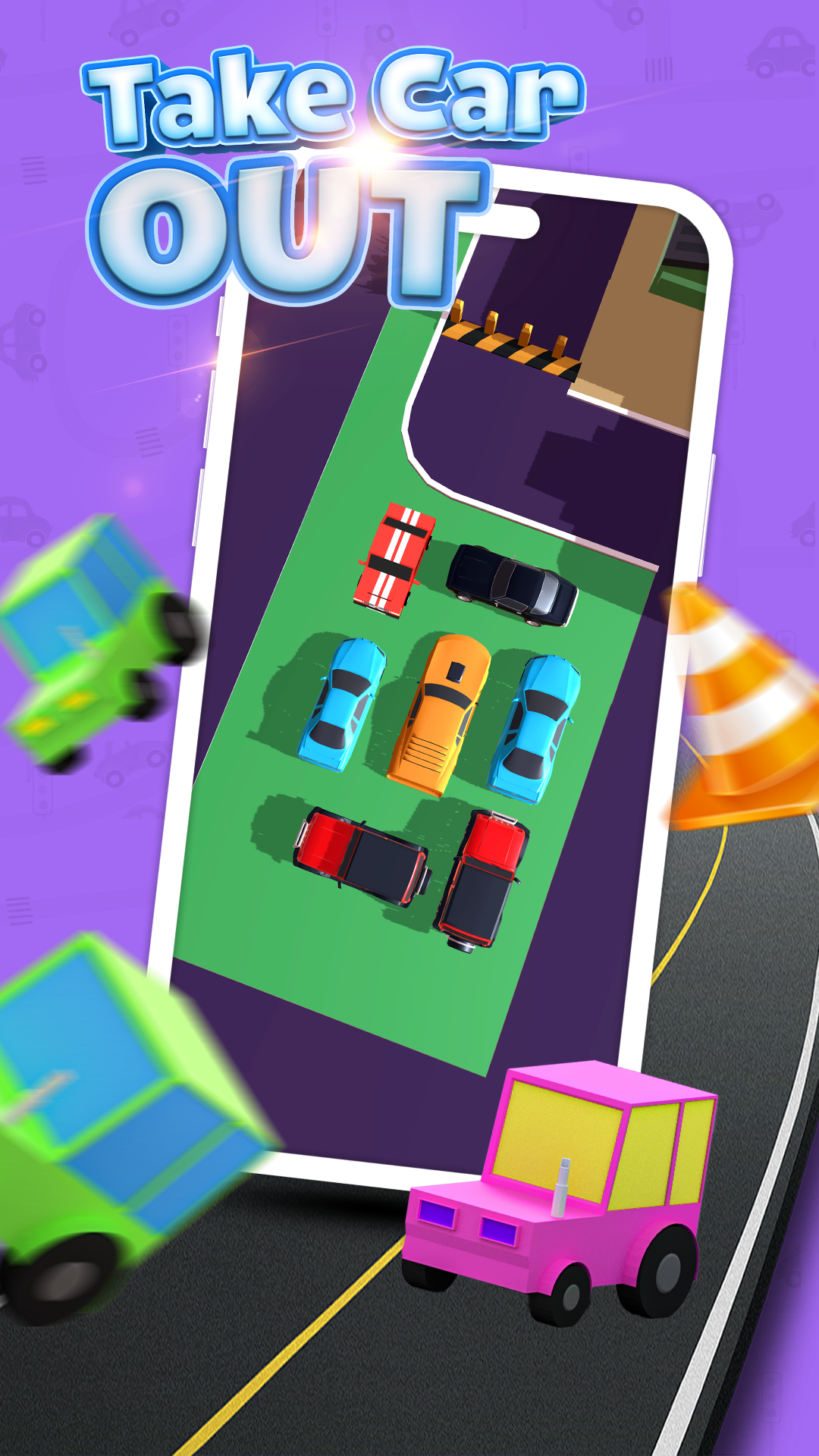 Parking Jam 2024 Car Game Game Screenshot