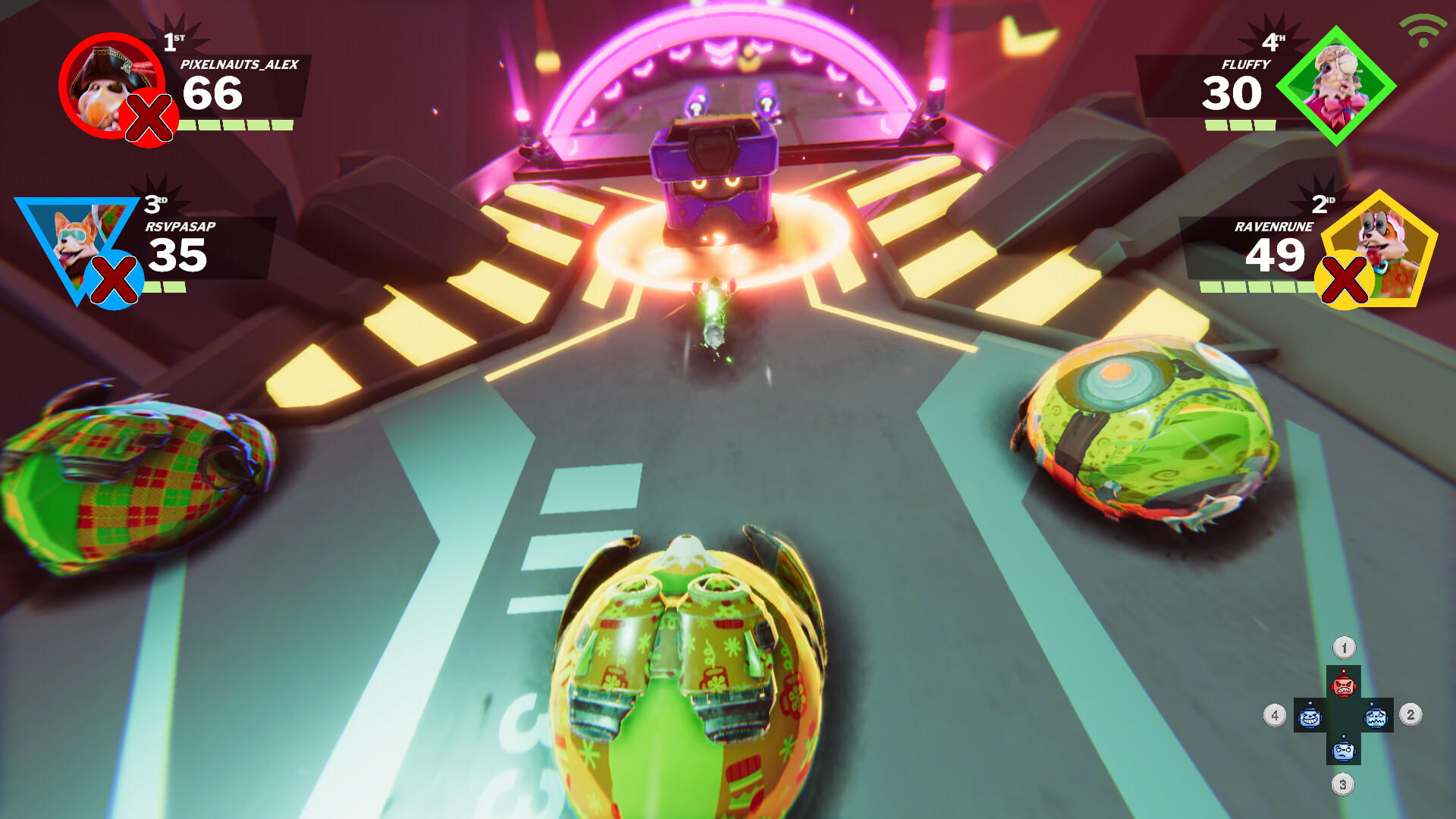 Screenshot of Rocket Rumble