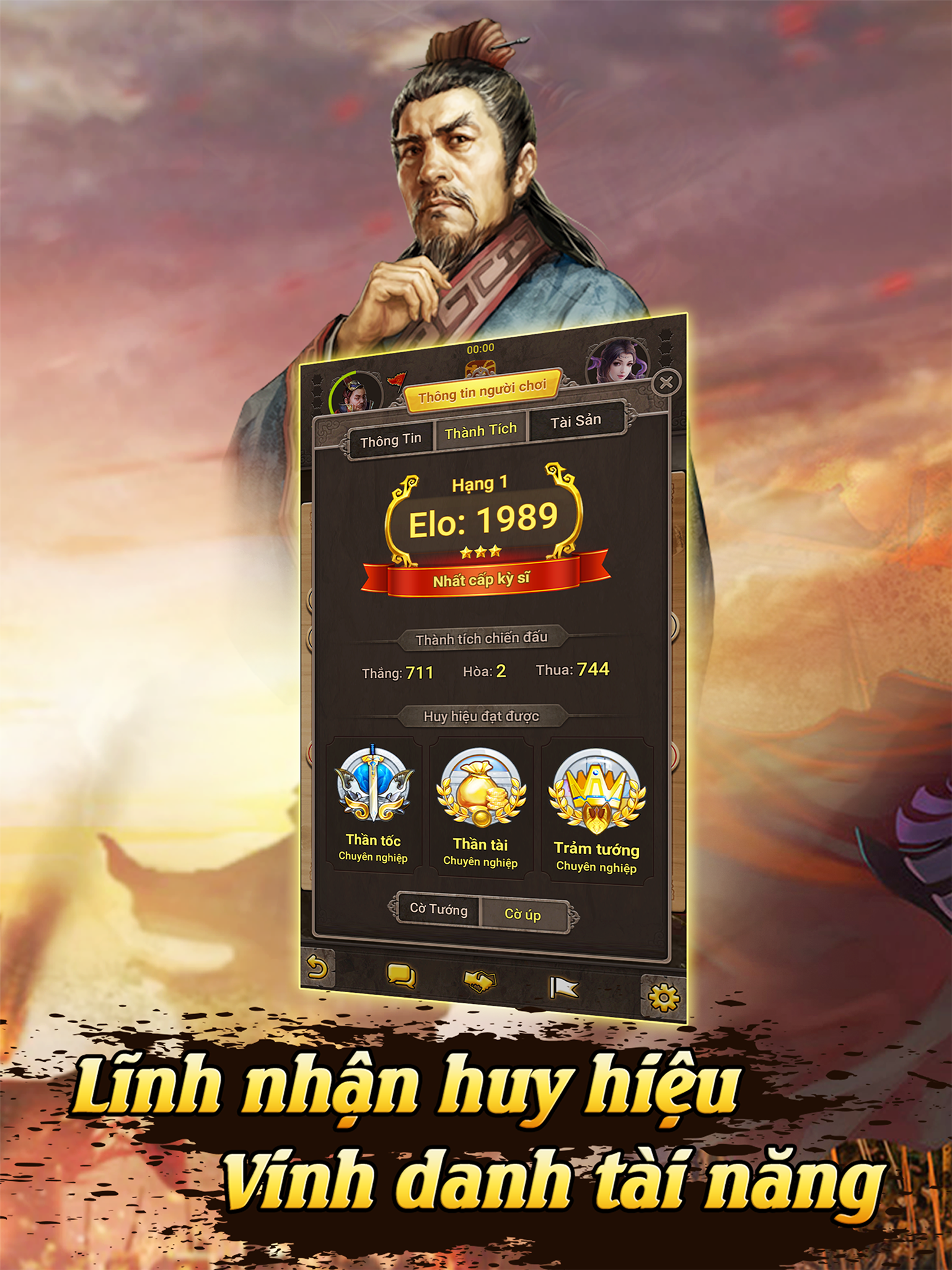 Cờ Tướng Cờ Úp Online Kỳ Vương ゲームのスクリーンショット