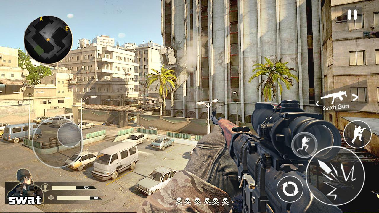 Traffic Sniper Shooter Game Screenshot