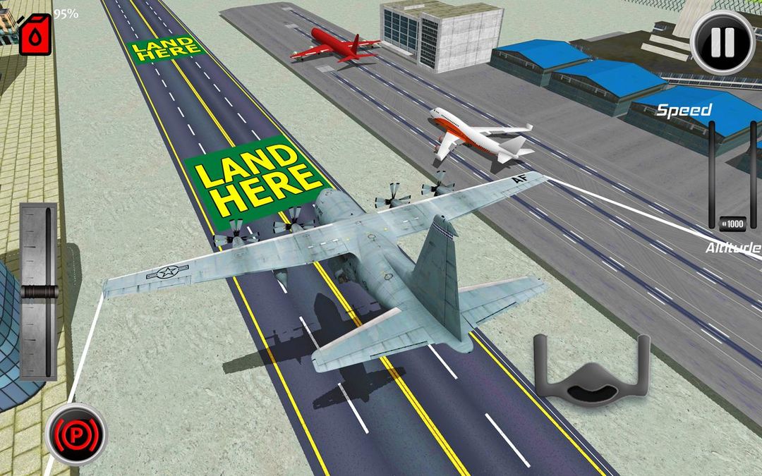 Airplane Fly Simulator ภาพหน้าจอเกม