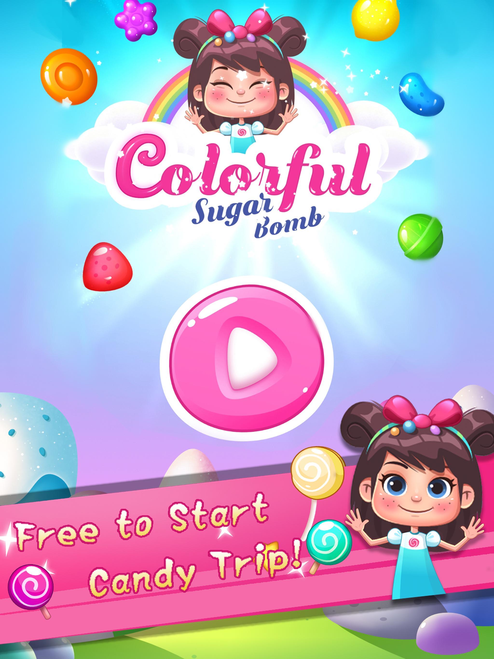 Colorful Sugar Bomb Game Screenshot