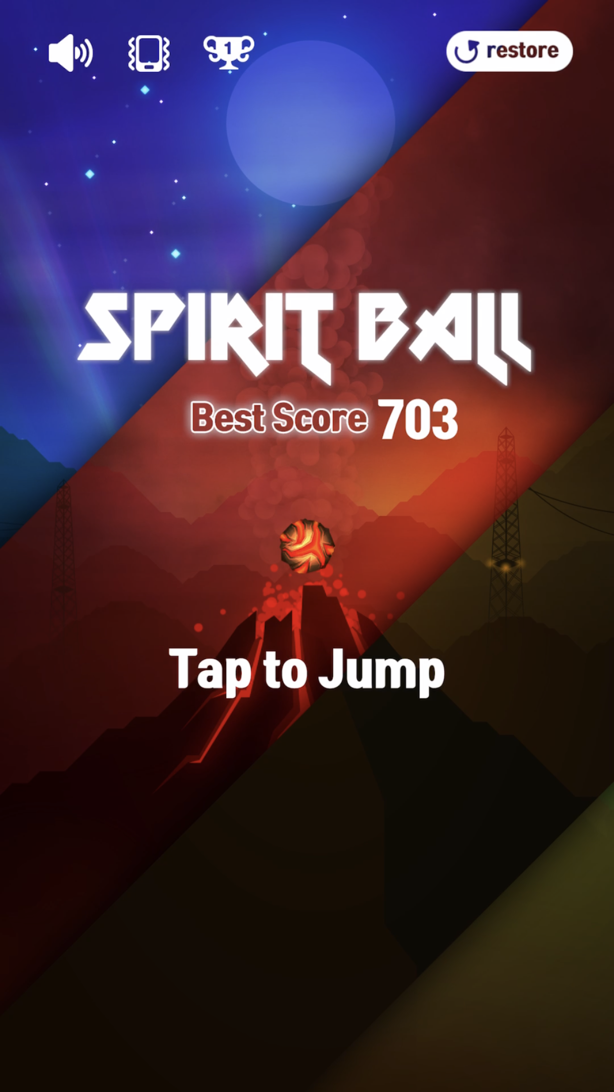 Screenshot 1 of Spirit Ball 1.1