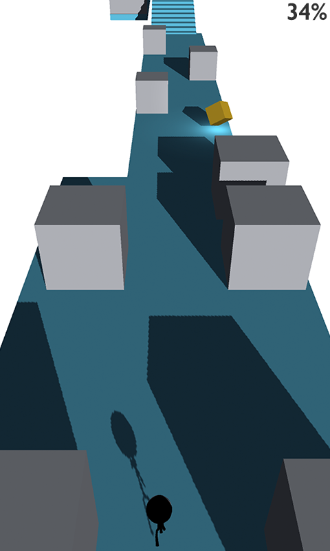 Captura de Tela do Jogo Stickman Cubed