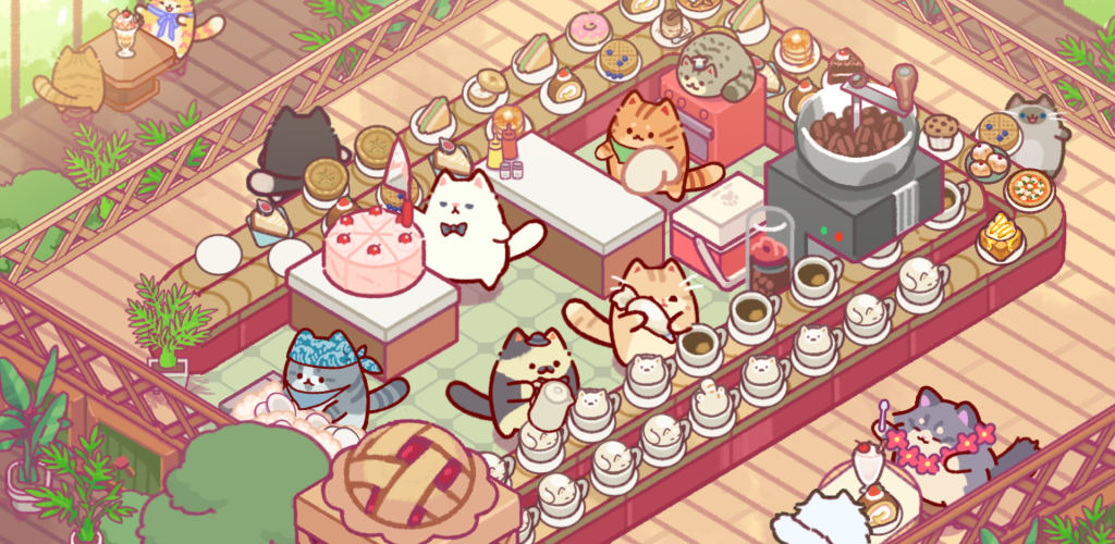 Banner of 고양이 스낵바 : 귀여운 요리게임 1.0.54