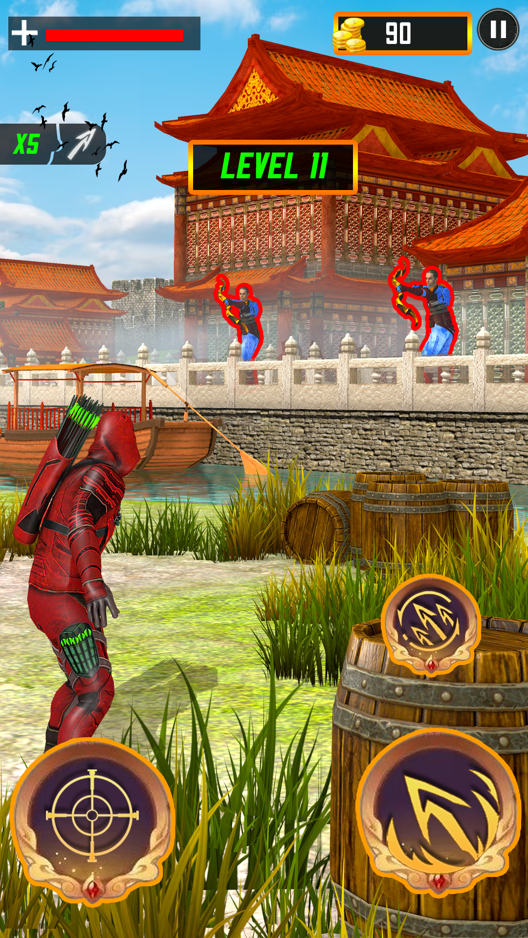 Archer Attack: 3D Shooter Game ภาพหน้าจอเกม