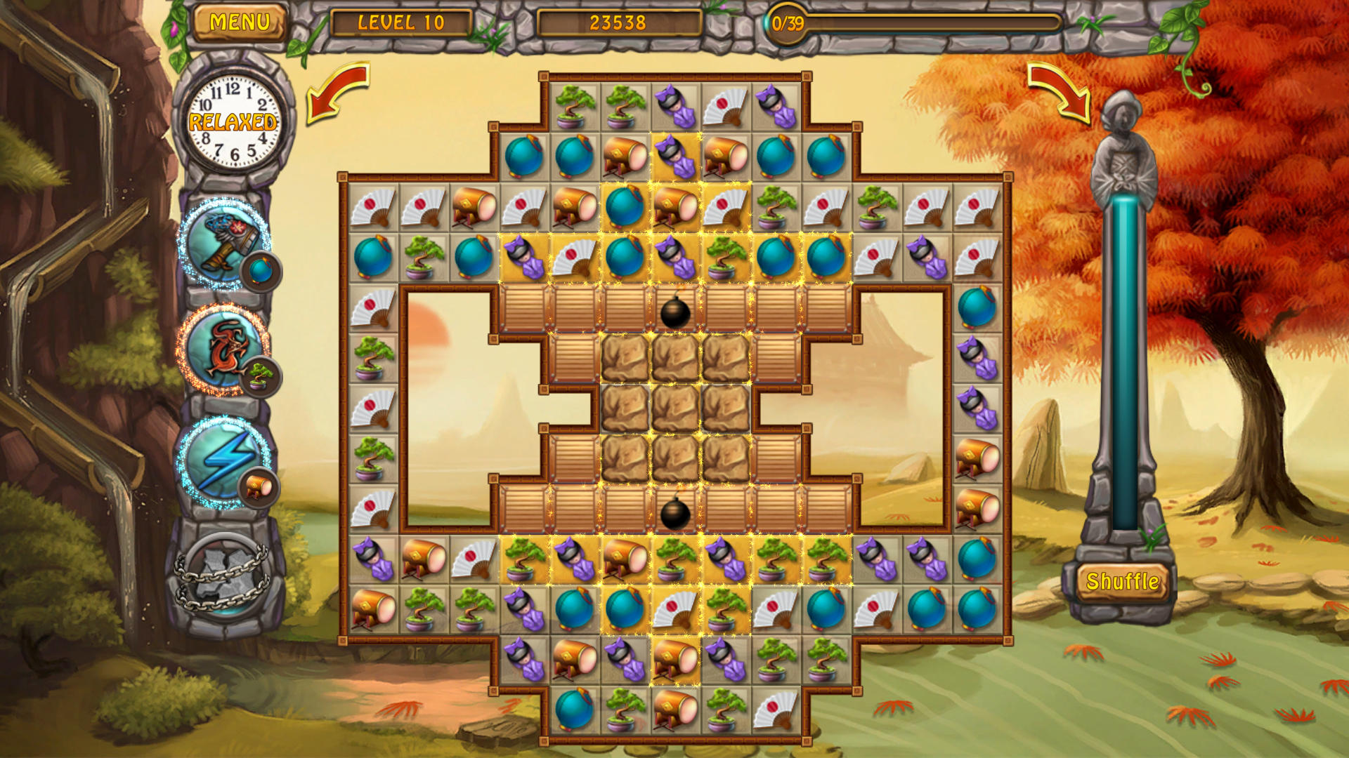 Screenshot of Dreams of a Geisha Match-3