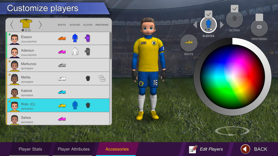 Screenshot of Pro League Soccer