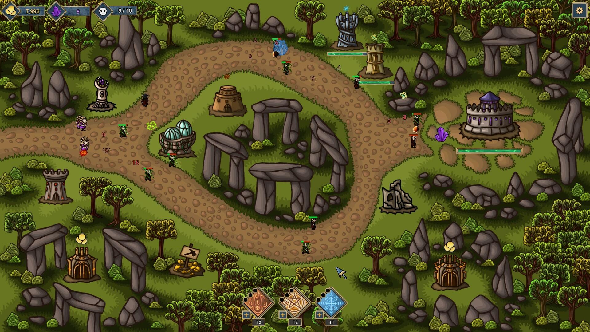 Screenshot 1 of Broken Lands - မျှော်စင်ကာကွယ်ရေး 
