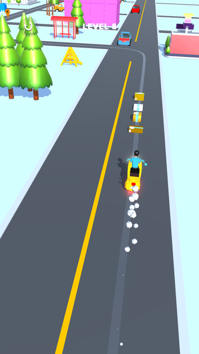 Screenshot of Delivery Surfer 3D - Rush Guys