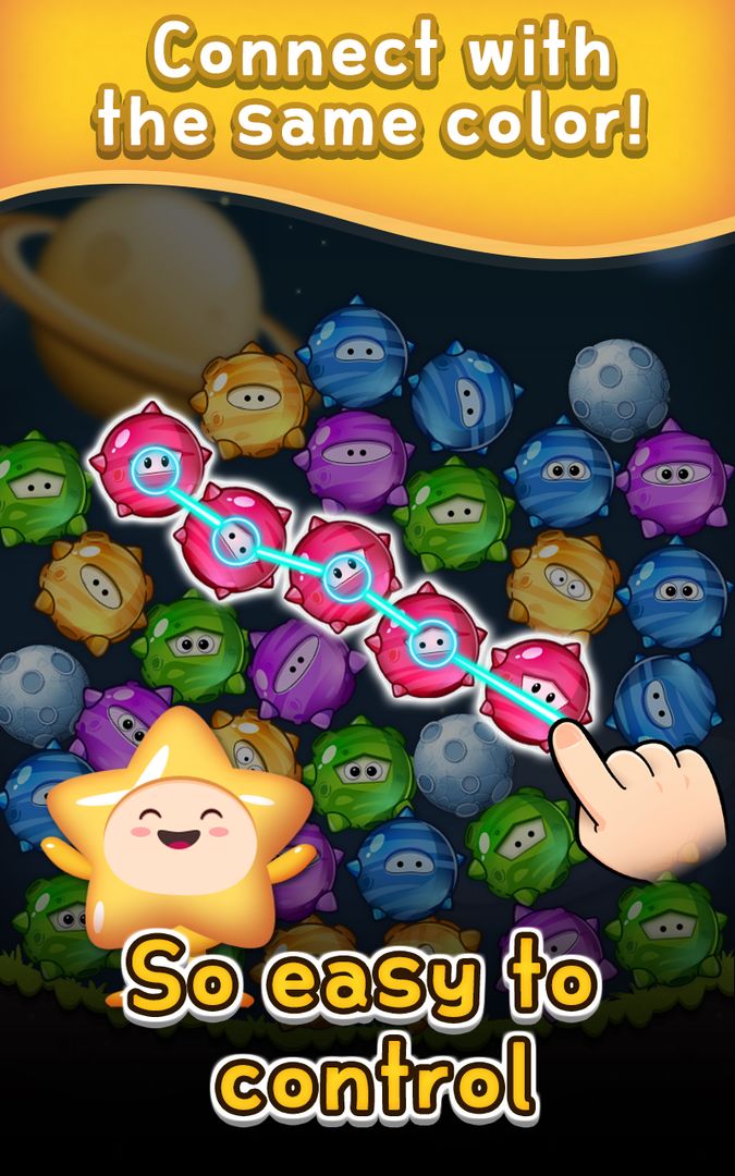 Star Link Puzzle - Pokki Line ภาพหน้าจอเกม