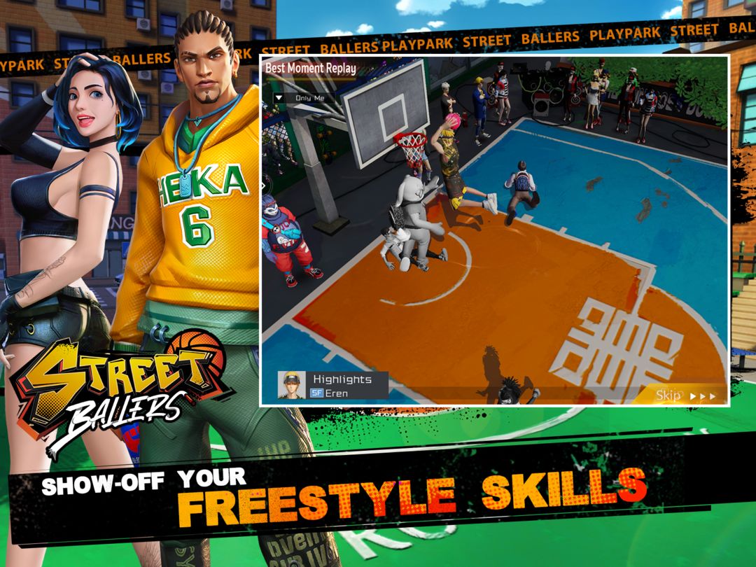 Screenshot of StreetBallers Playpark