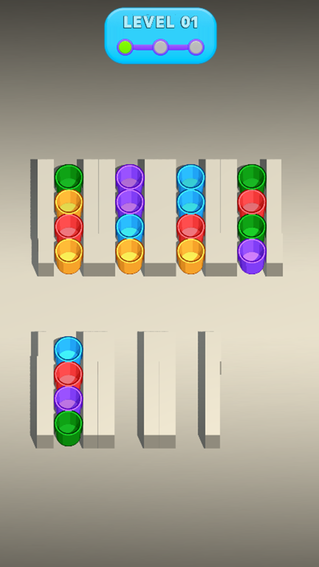 Coffee Sort Game Screenshot