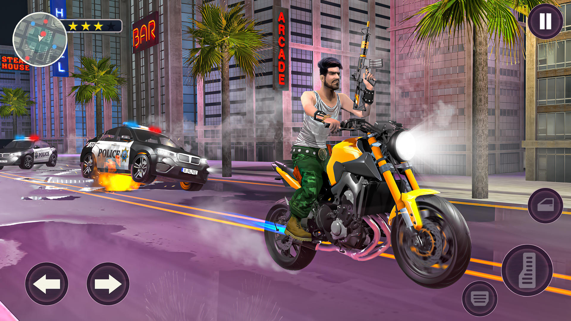 Screenshot 1 of GT Gangster 犯罪槍支遊戲 2.1