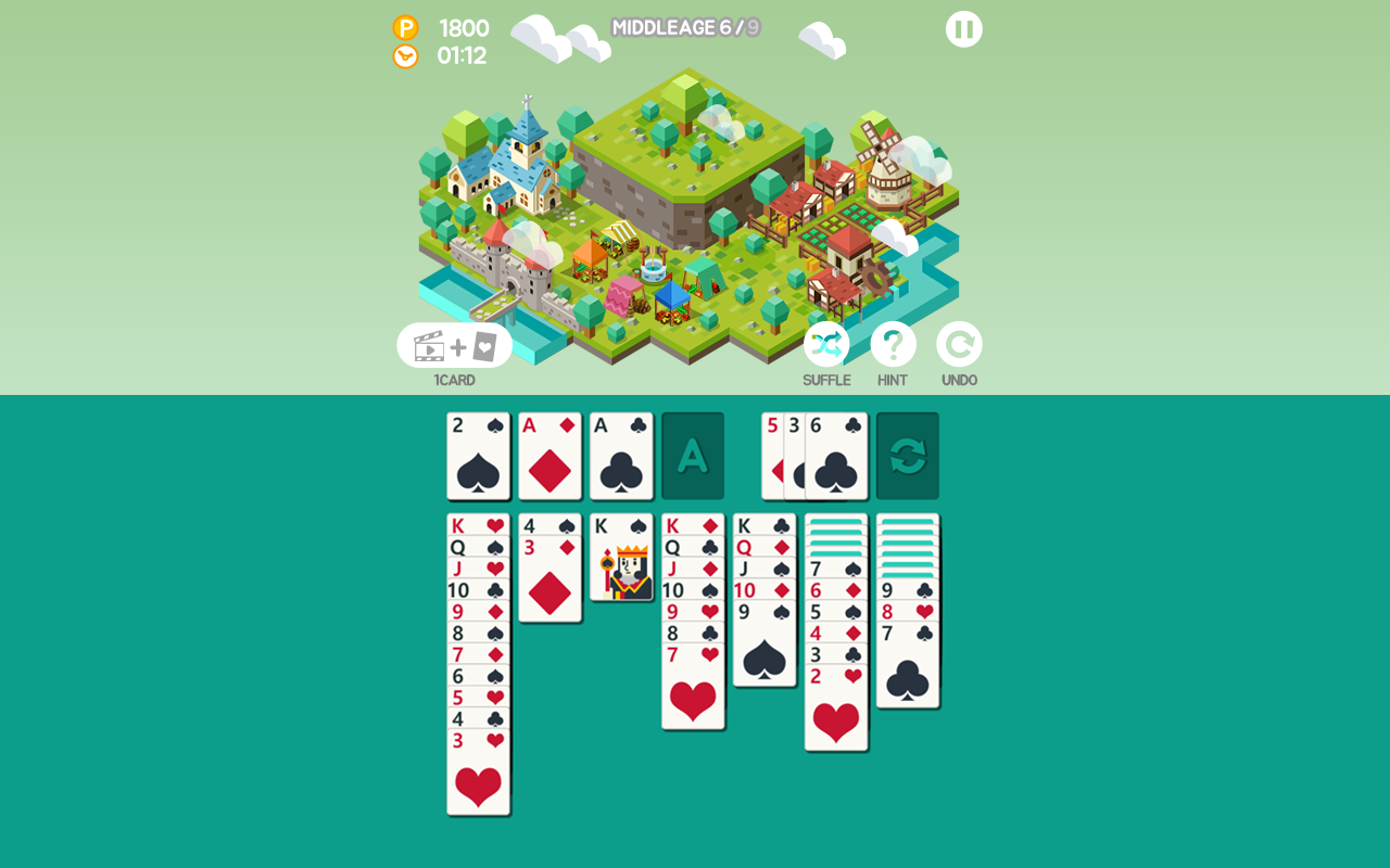  ภาพหน้าจอของวิดีโอ Age of solitaire - Card Game