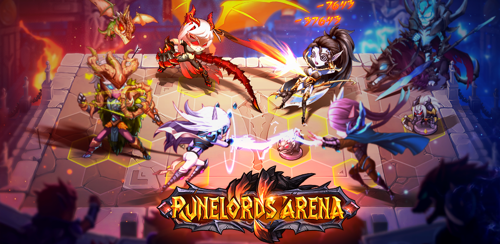 Banner of Runelords Arena: ターンベースのタクティクス アイドル ヒーロー RPG 
