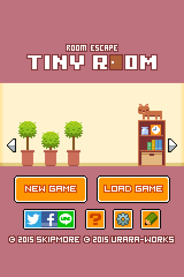 Captura de Tela do Jogo Tiny Room - room escape game -
