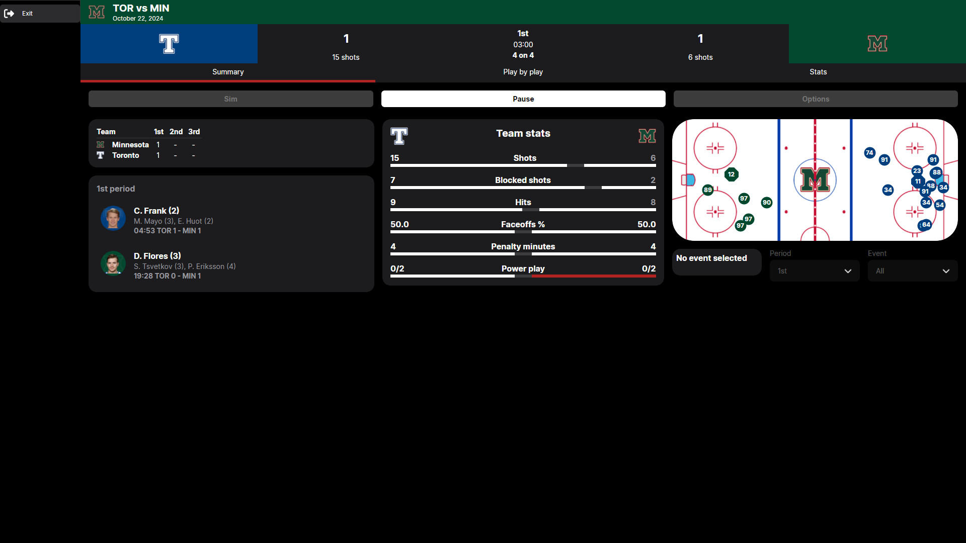 Hockey Legacy Manager 25 Game Screenshot