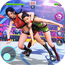 Girls wrestling fight game
