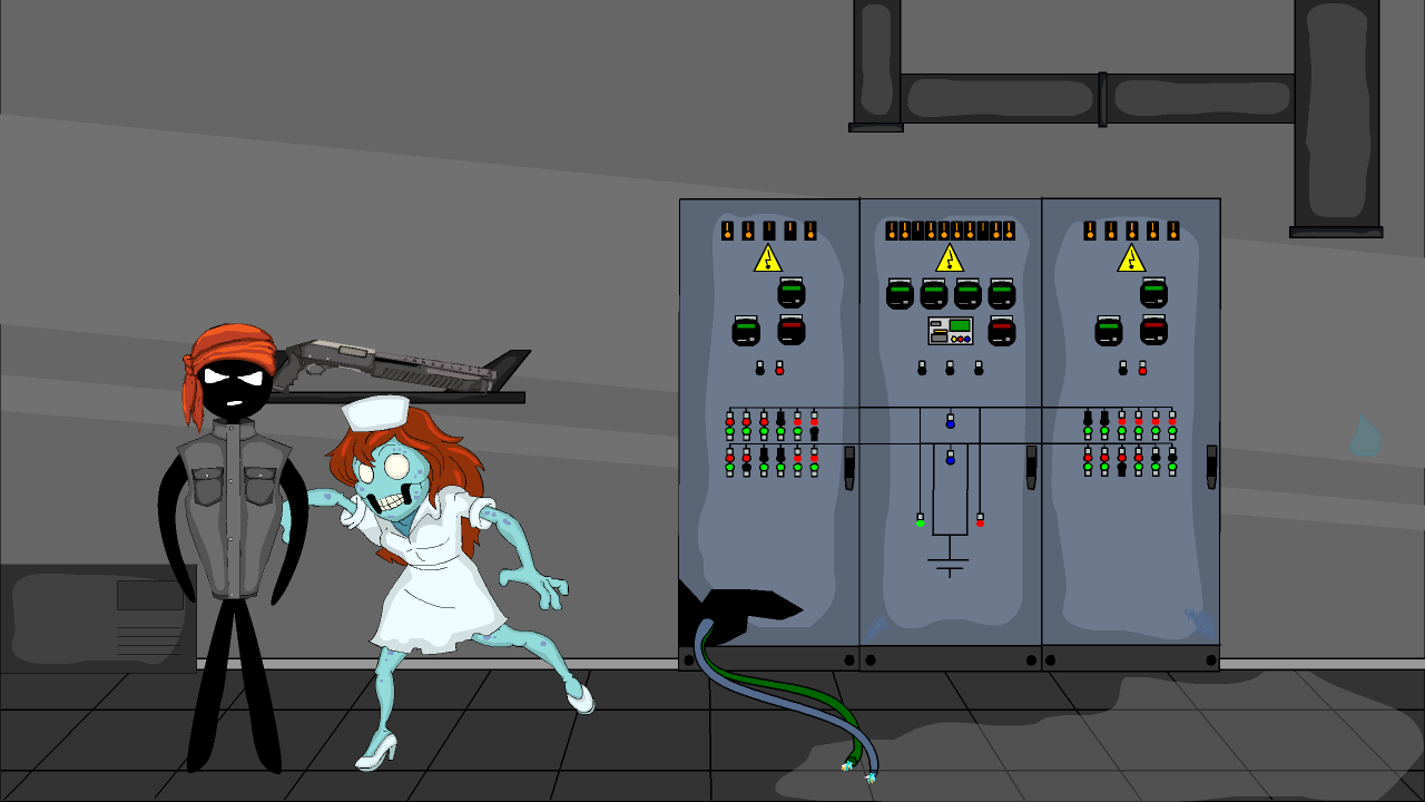 Stickman bunker Game Screenshot