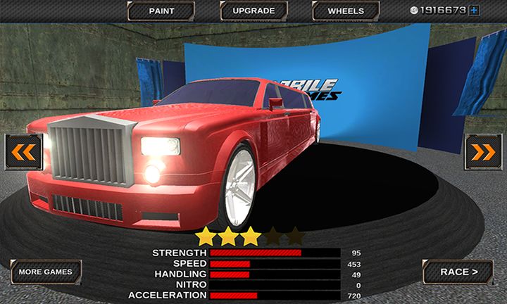 Screenshot 1 of 3D 豪華轎車模擬器 2016 