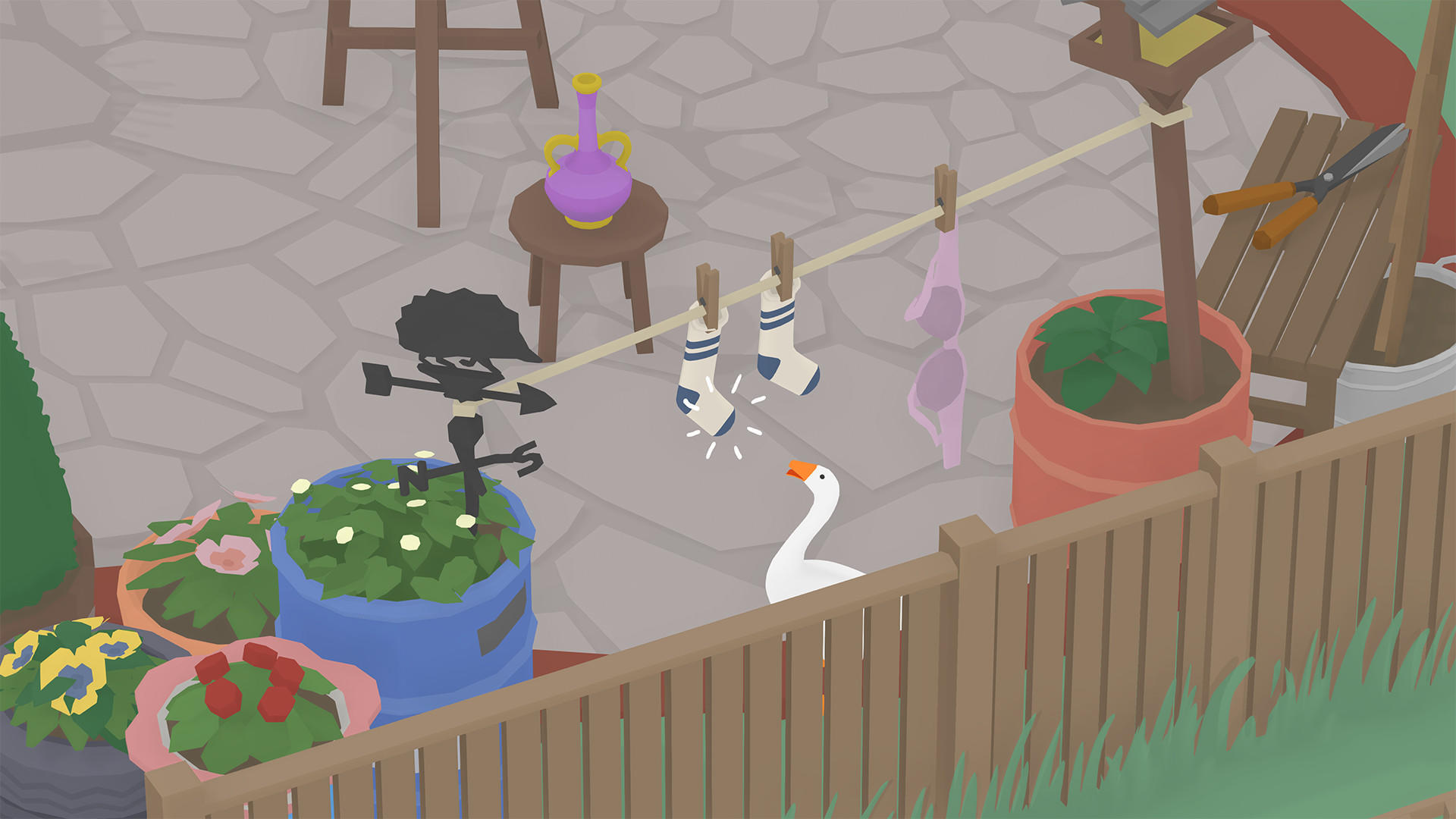 Screenshot of Untitled Goose Game (PS/PC/Xbox/NS)