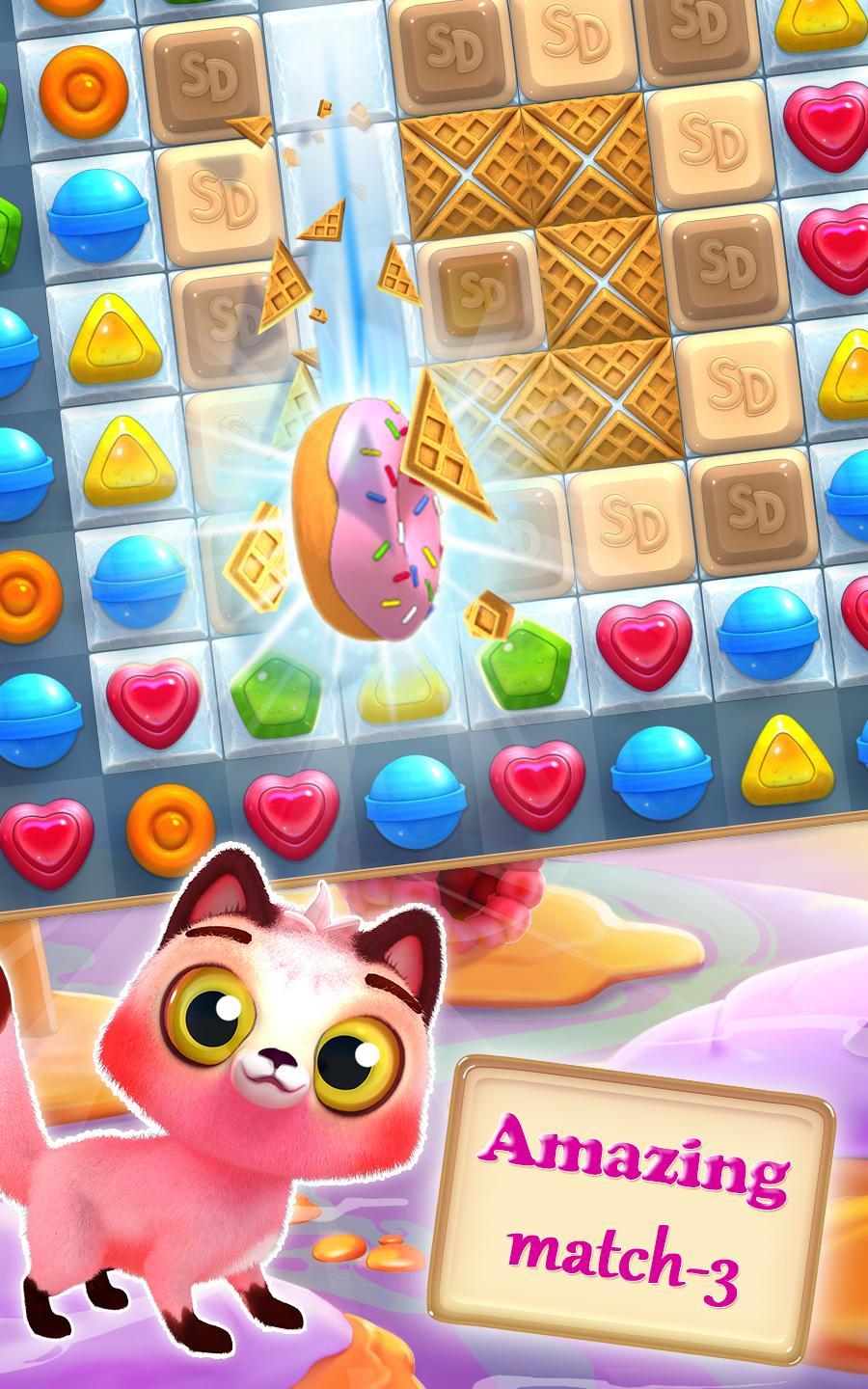 Sweet Dreams - Amazing Match 3 ゲームのスクリーンショット