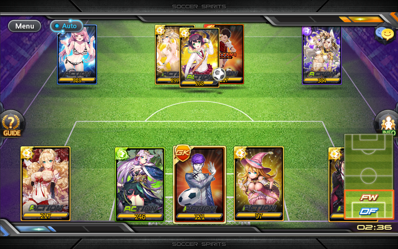 サッカースピリッツ Game Screenshot