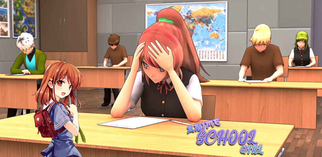 High School jogo de simulador de menina, escola vida virtual jogos de  aventura 3D::Appstore for Android