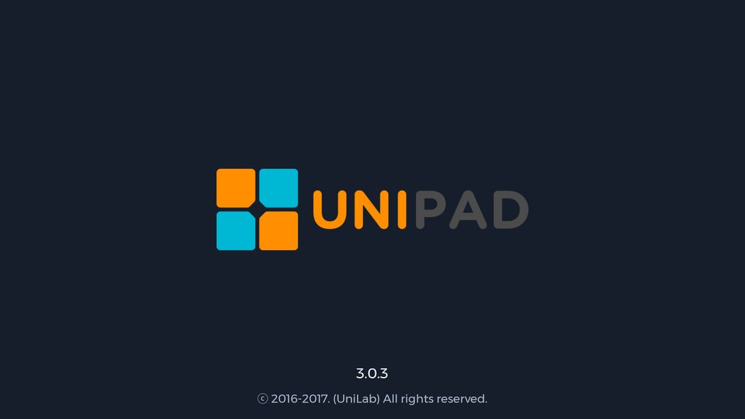 Screenshot of UniPad