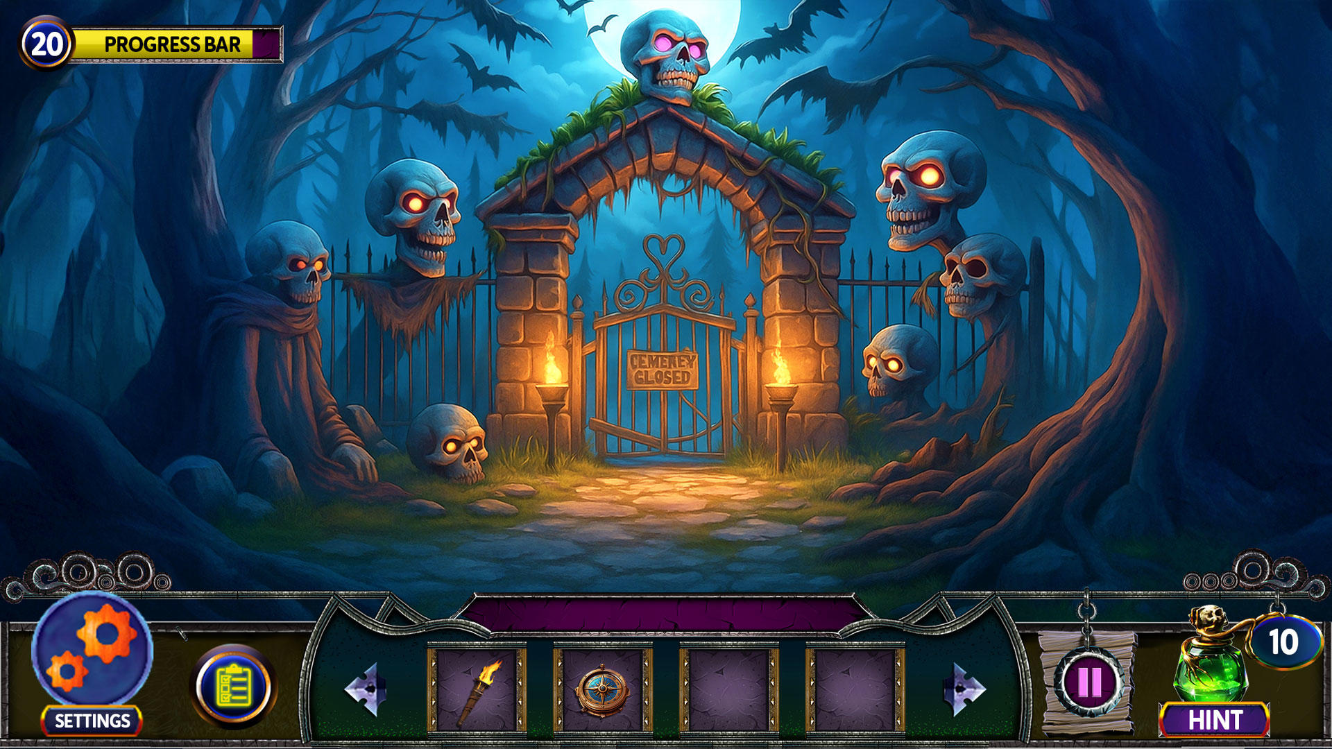 Halloween Room: Sinister Tales Game Screenshot