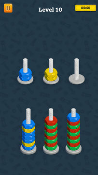 Captura de Tela do Jogo Parafusos E Porcas Puzzle Jogo