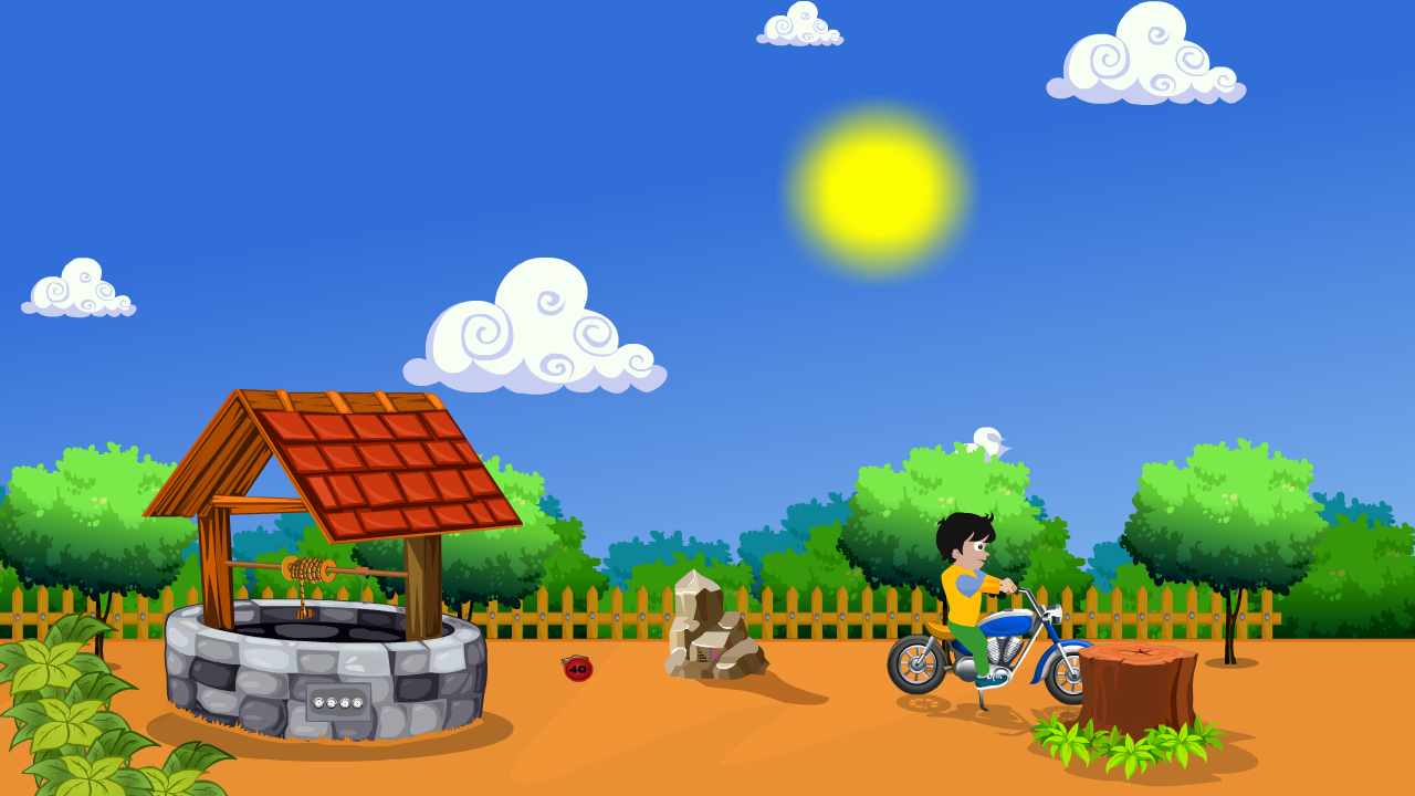 Ảnh chụp màn hình Cute Boy Motorcycle Escape 2