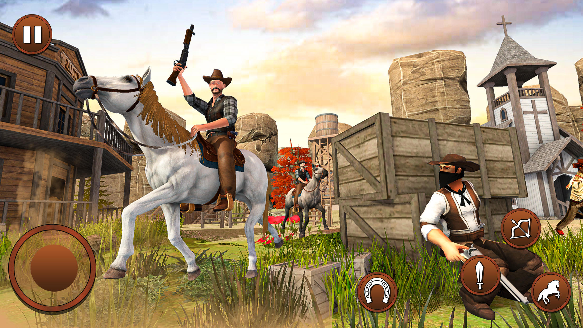 Screenshot of Cowboy Games of Horse