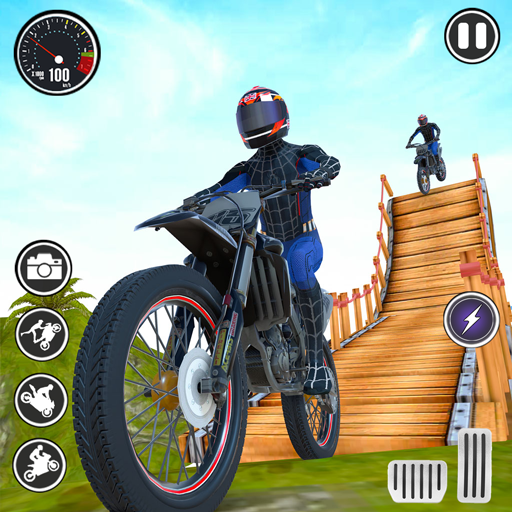 Bike Stunt Games 3D: Mega Ramp 遊戲截圖