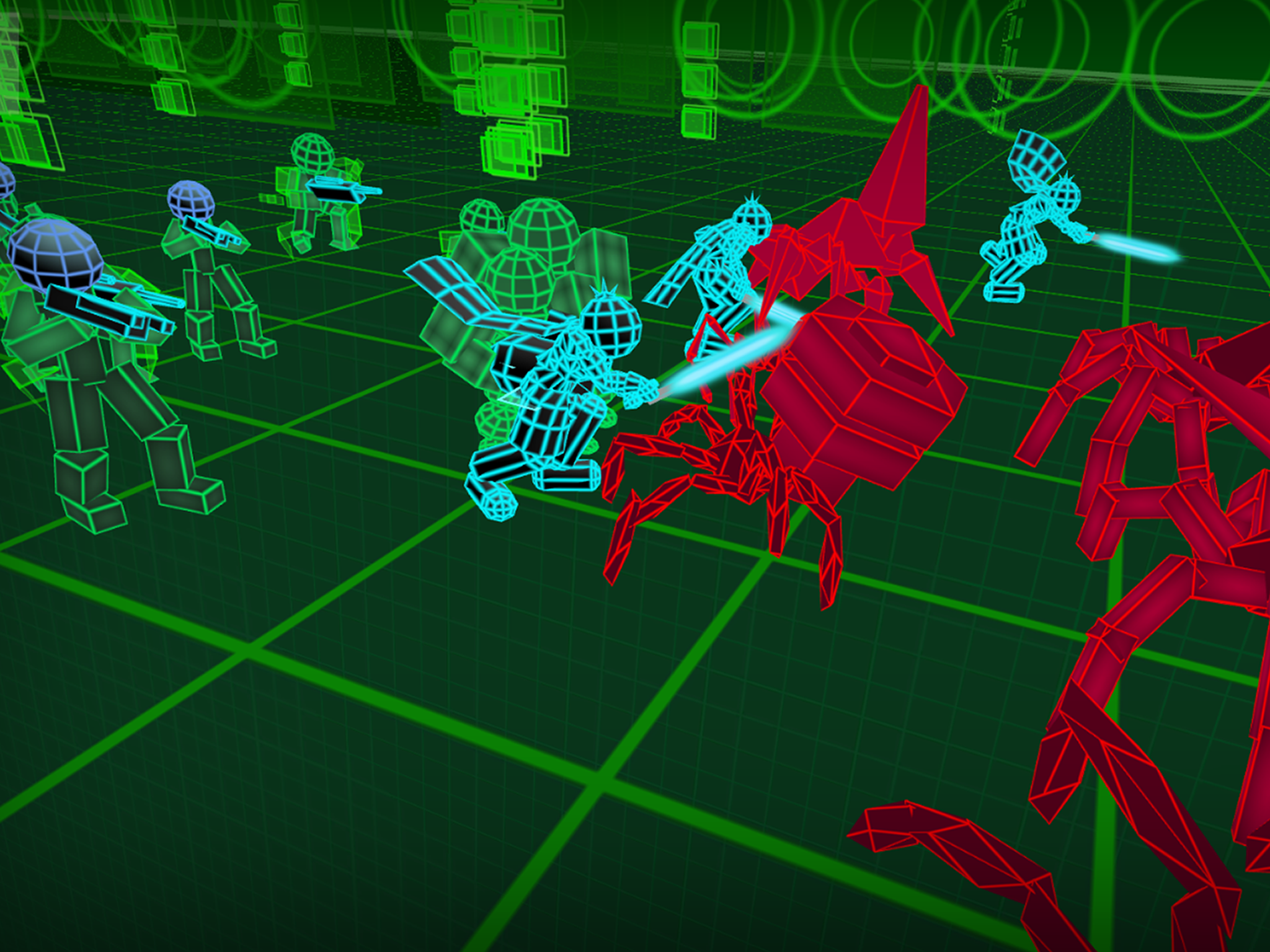 Stickman Neon Spiders Battle Game Screenshot