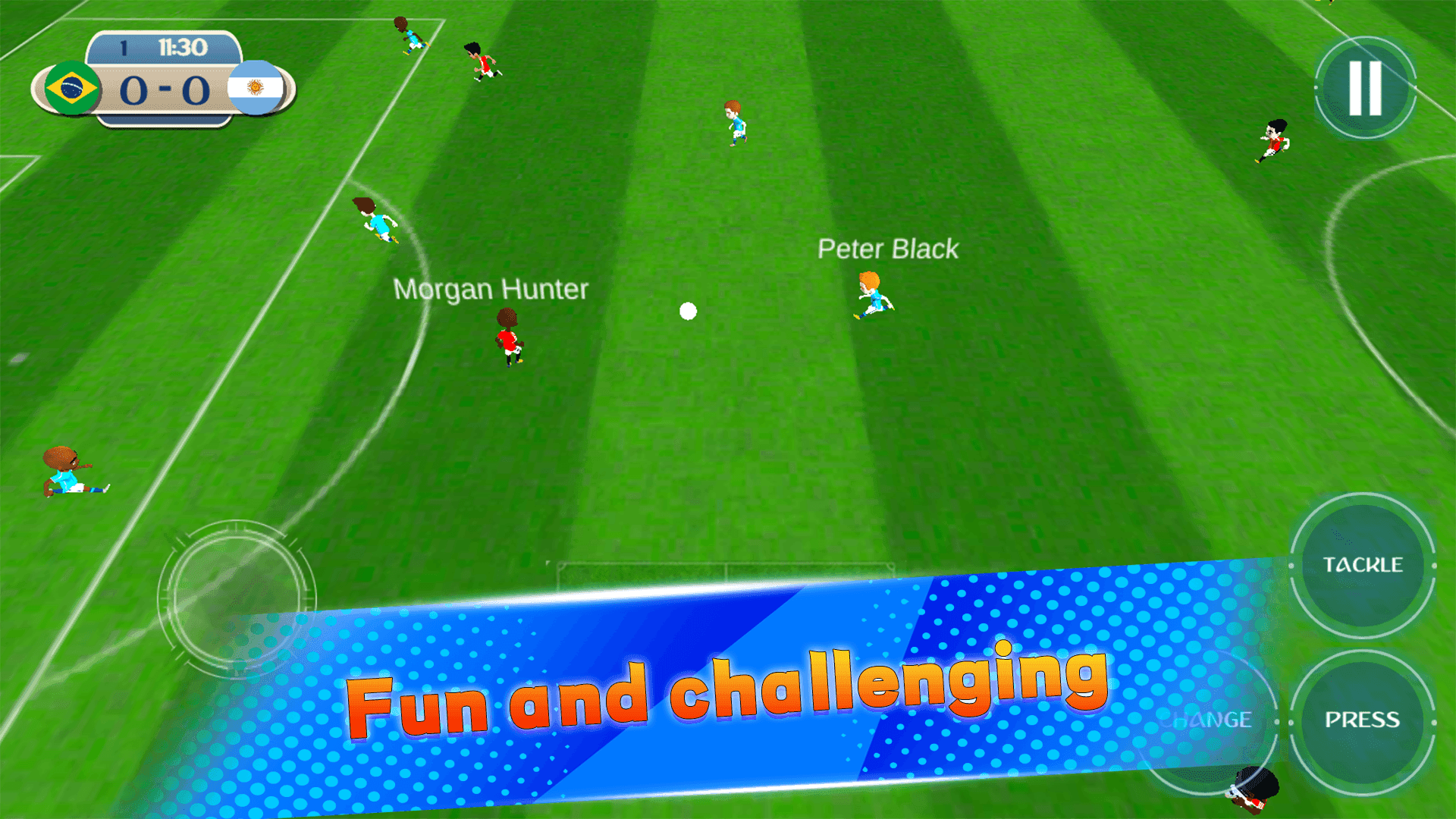 Cuplikan Layar Game Football Match Royale