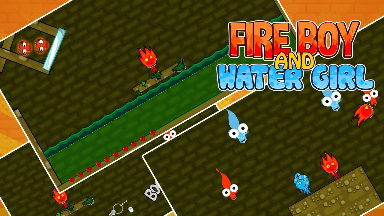 Icegirl Fireboy Charming Shoot Game Screenshot