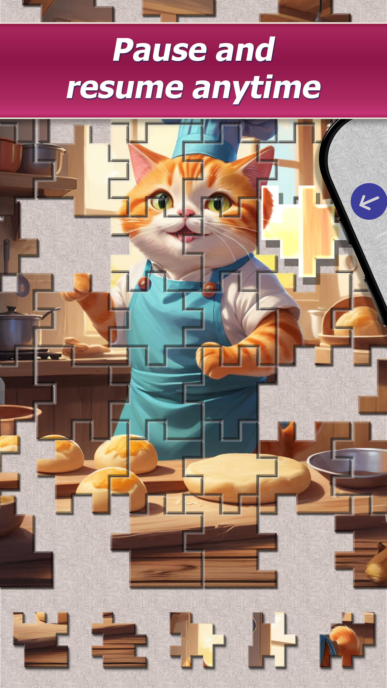 Jigsaw Puzzles Getaway Game Screenshot