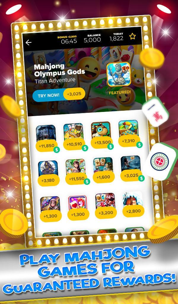 Mahjong Game Rewards - Earn Money Playing Games ภาพหน้าจอเกม