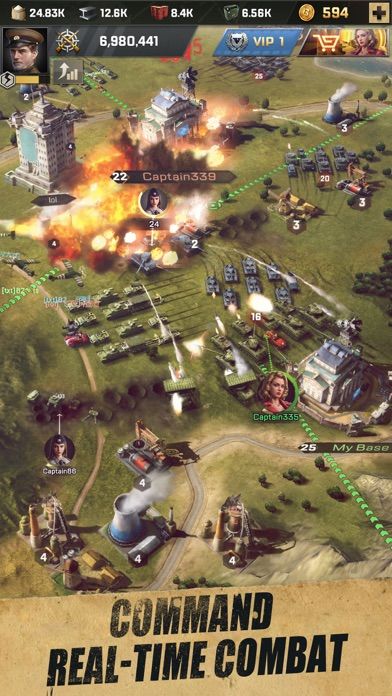 Screenshot of Kiss of War
