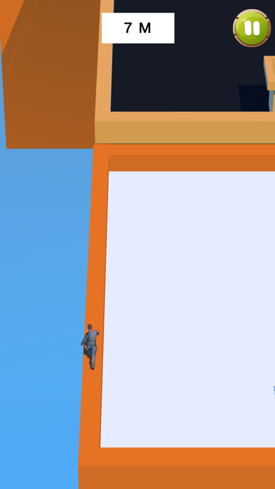 Jump Over Roof Game Screenshot