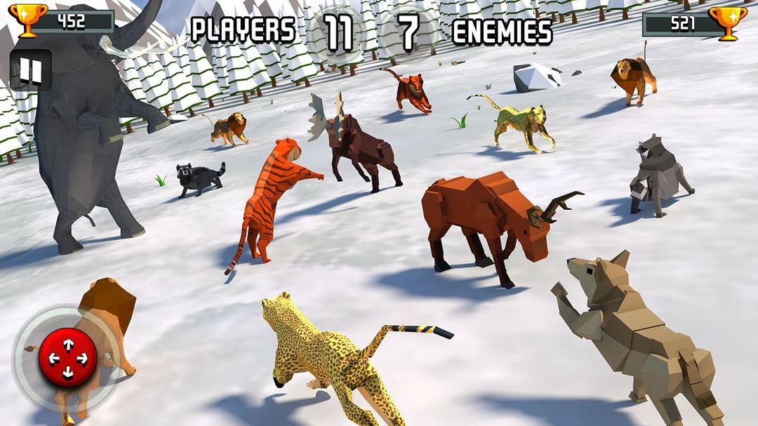 Animal Kingdom Battle Simulator 3D ภาพหน้าจอเกม