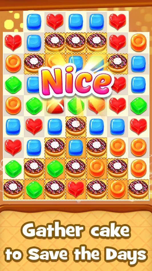 Screenshot 1 of Cookie Smash Gratuit Nouveau Match 3 Jeu | Échange de bonbons 3.0.5