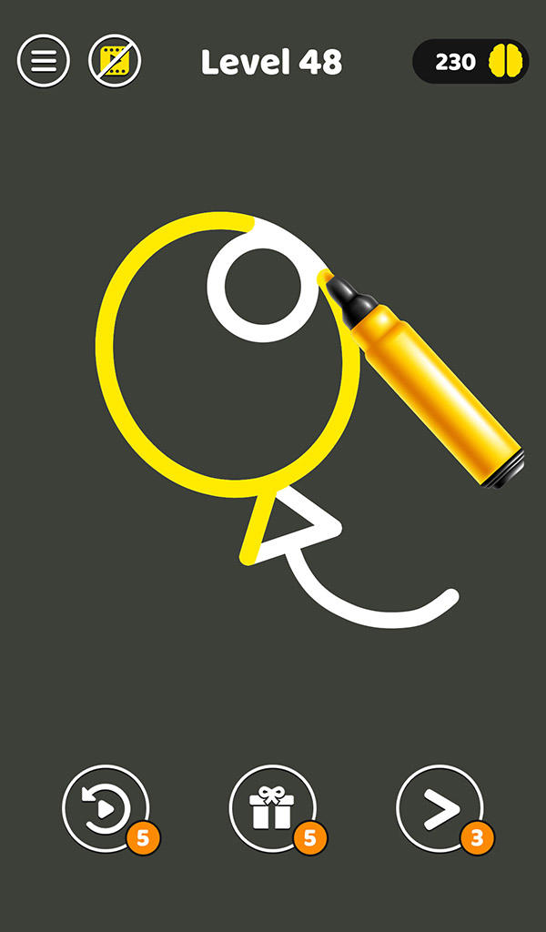 Impossible Draw: 1 Line Puzzle Game Screenshot
