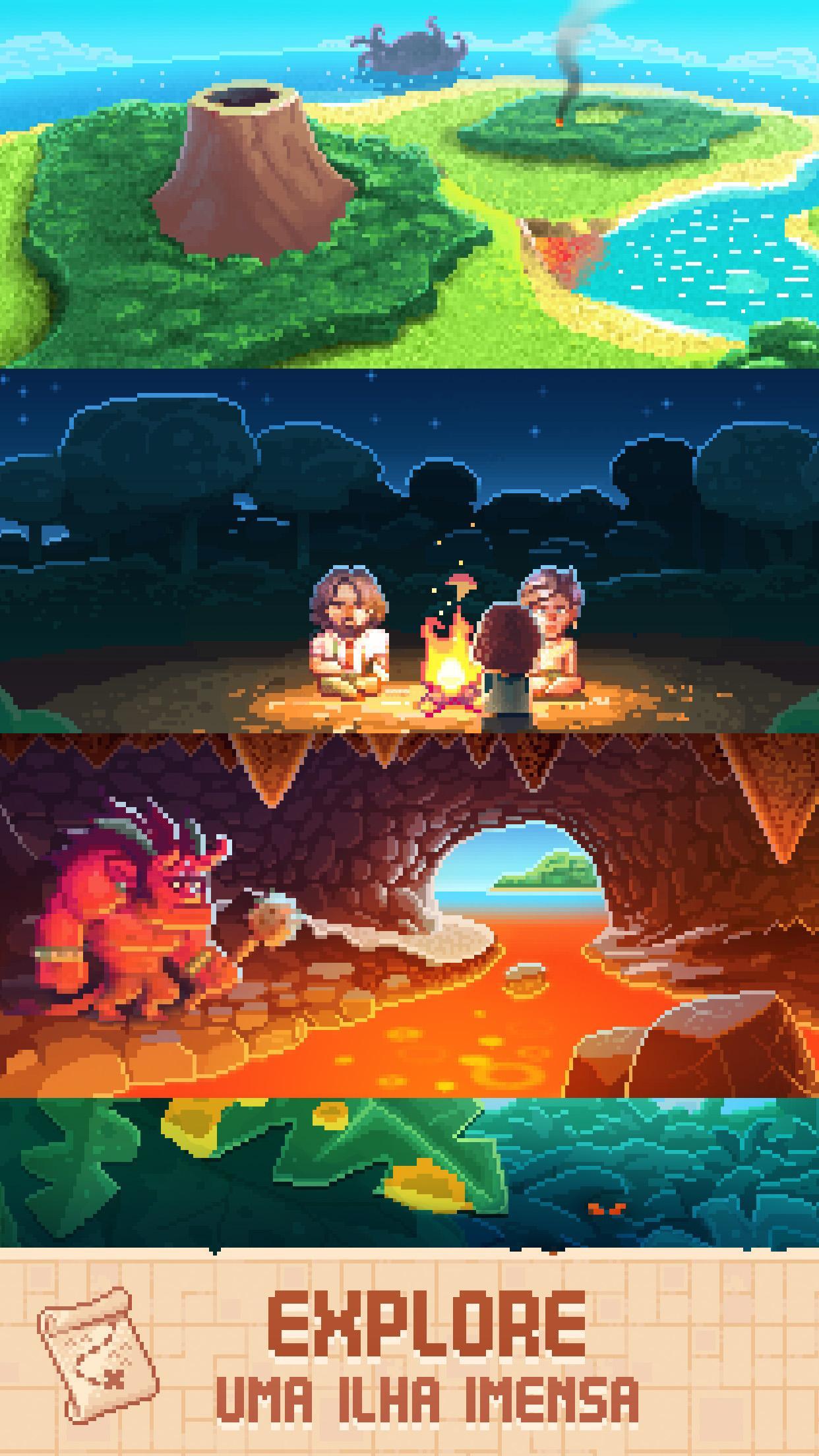 Captura de Tela do Jogo Tinker Island Ilha de Aventura