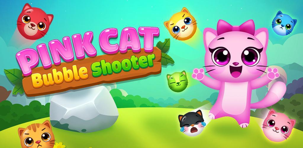 Banner of Bubble Shooter Cat - Jeu de chat rose gratuit 2019 1.5