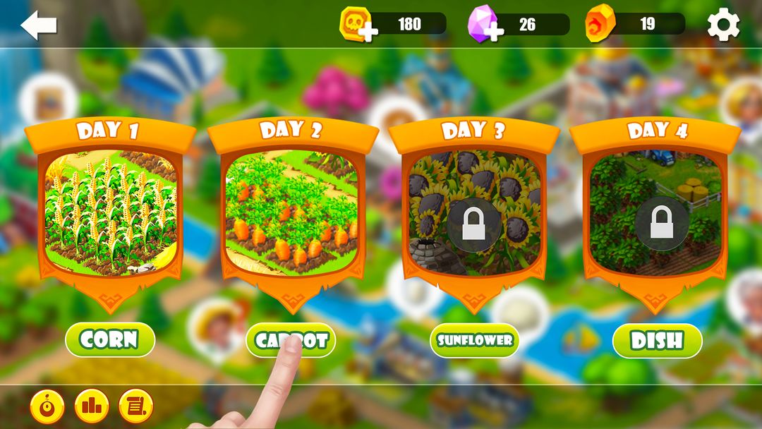 Mega Farm Empire - Idle Clicker Game ภาพหน้าจอเกม