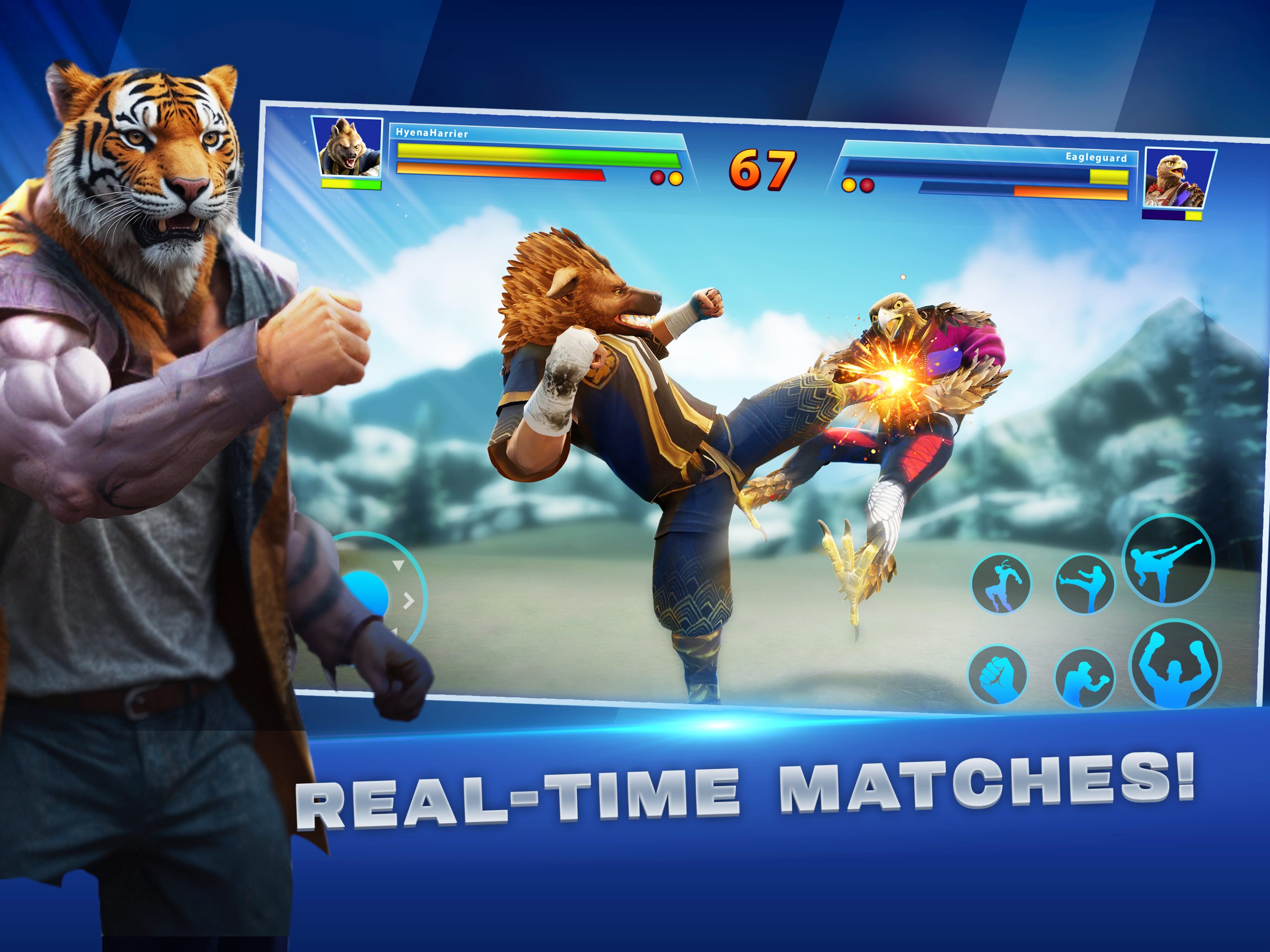 Animals Arena: Fighting Games Game Screenshot