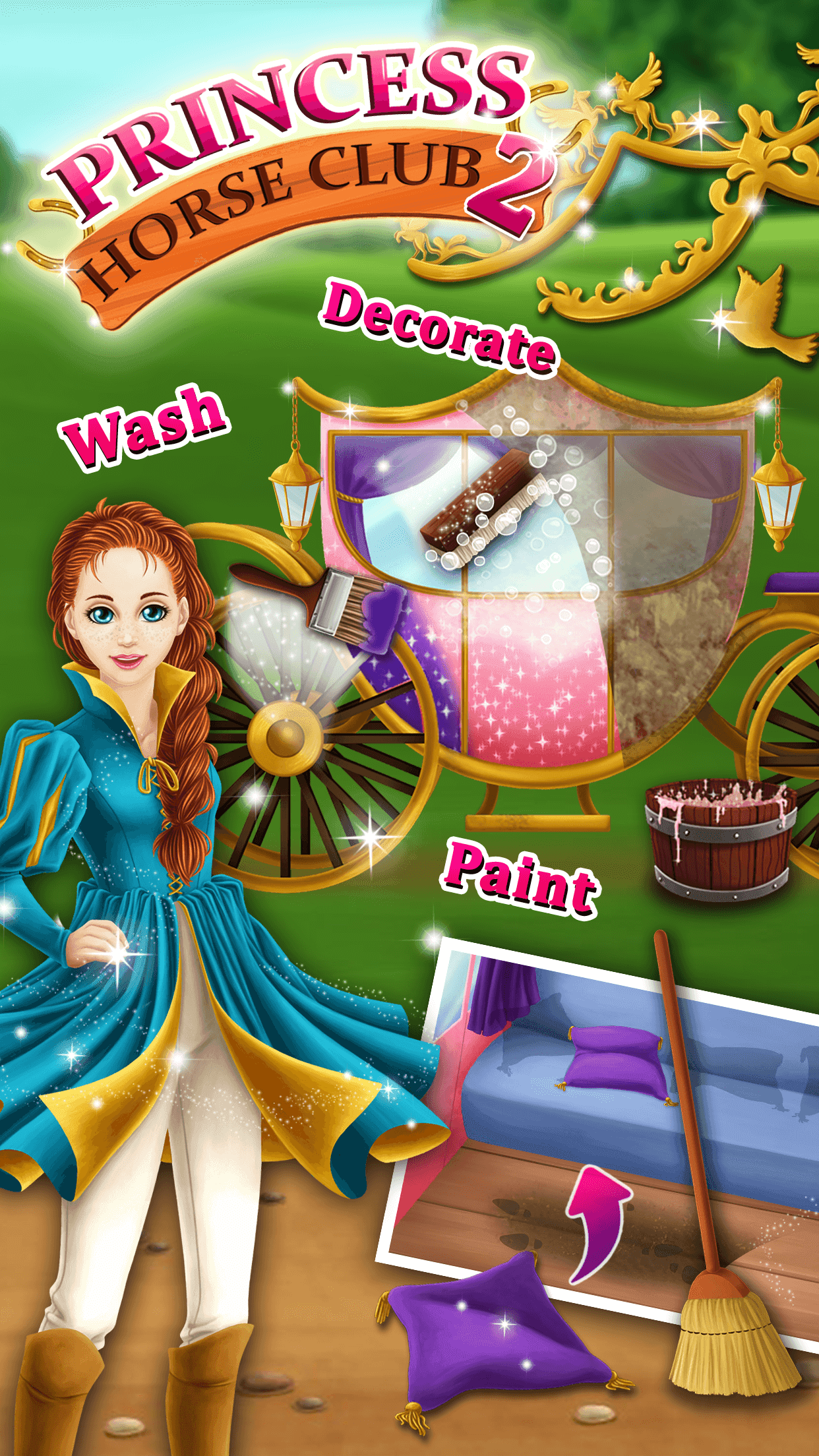 Cuplikan Layar Game Princess Horse Club 2